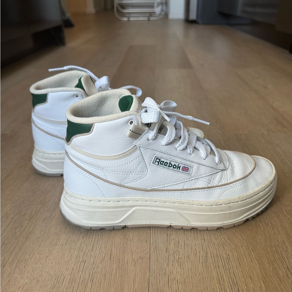 Reebok Women’s Club C Geo Mid Sneaker